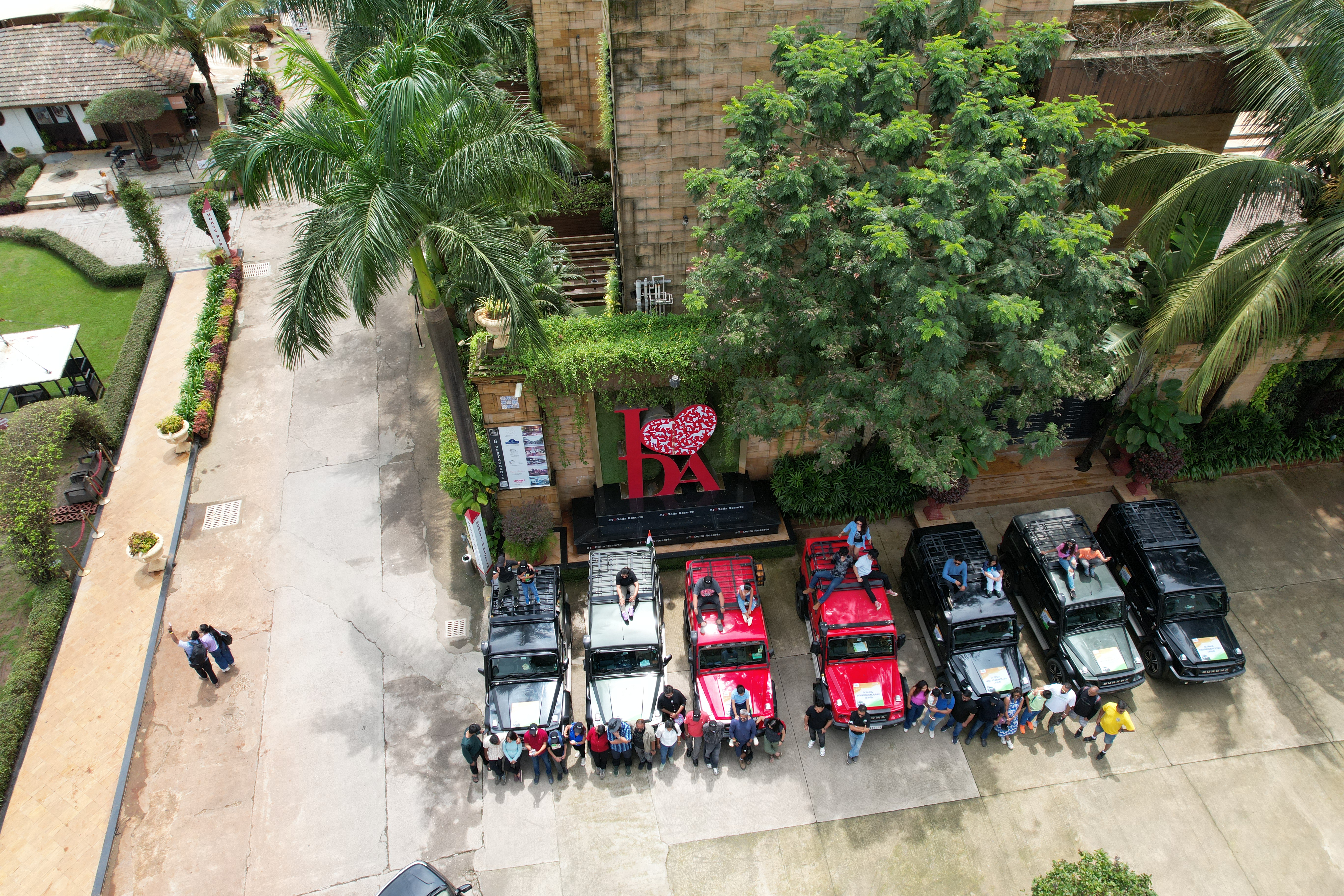Force Motors Independence Day Rally by Triangular Dots